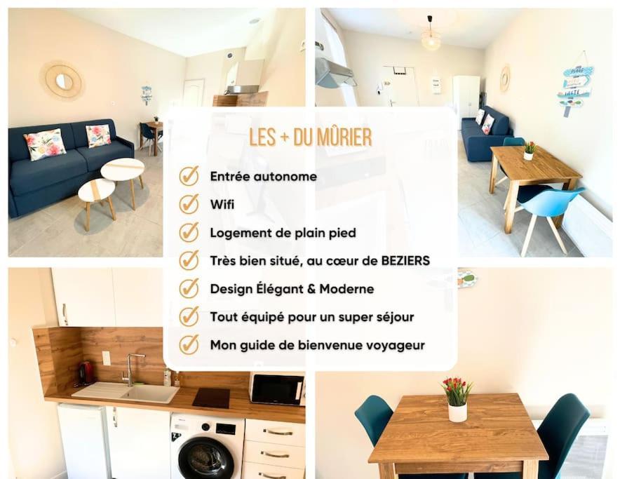 Studio bien équipé à 2 pas de la gare Béziers Esterno foto